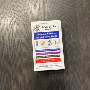 Level Up RN Maternal Newborn Nursing Study Cards